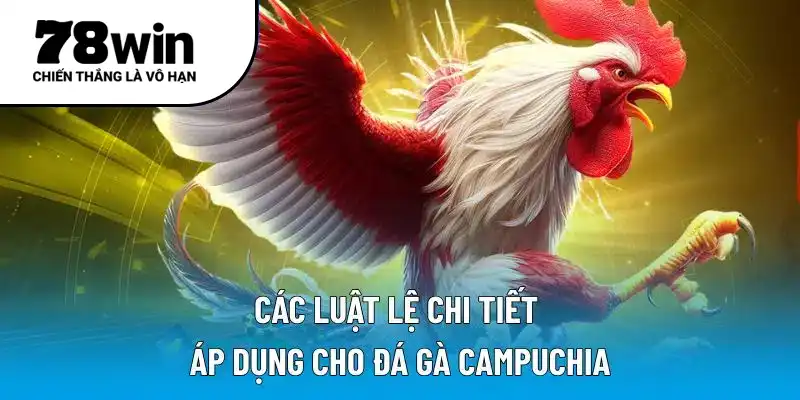 Các luật lệ chi tiết áp dụng cho đá gà Campuchia